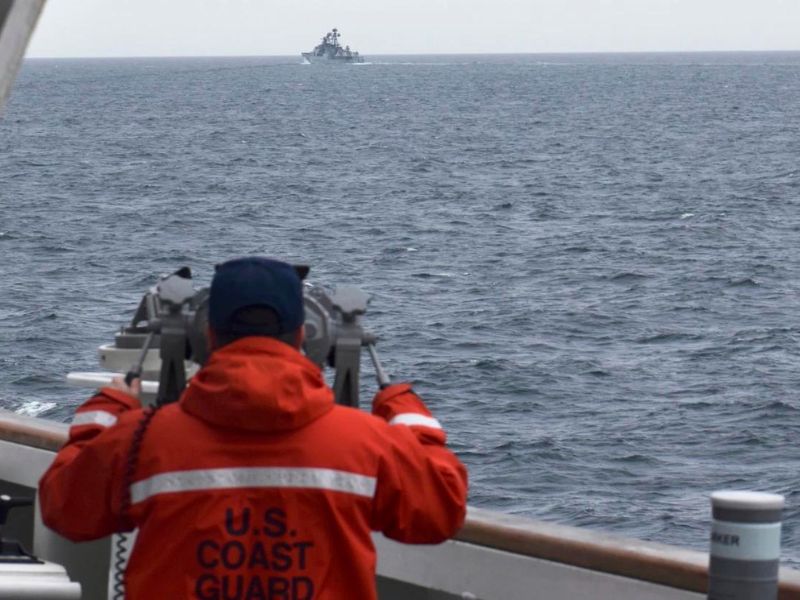 US Coast Guard Patrol Spots Chinese Naval Ships Near Alaska Island