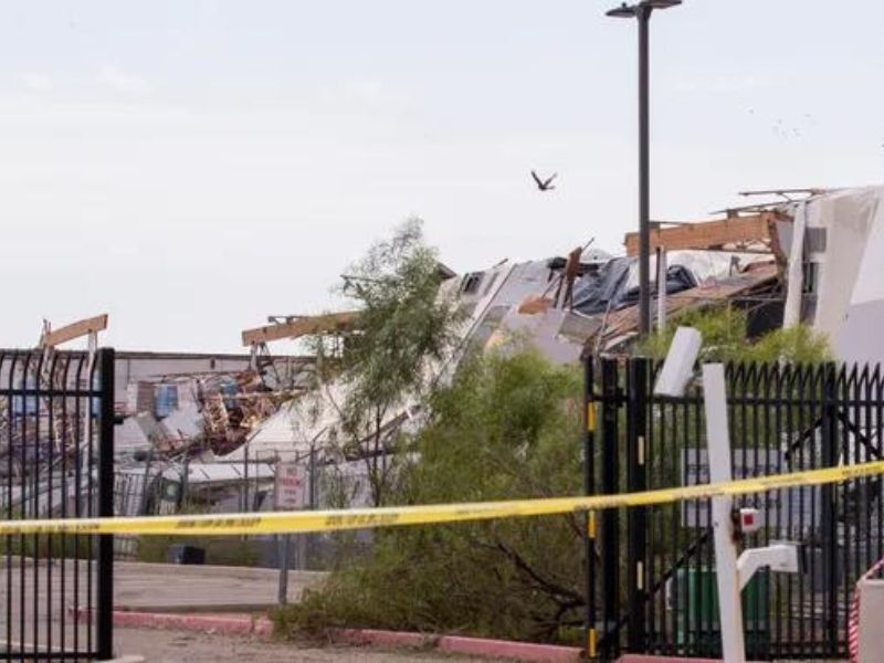 New Update: Phoenix Roof Collapse and Power Outages After Severe Monsoon Storms